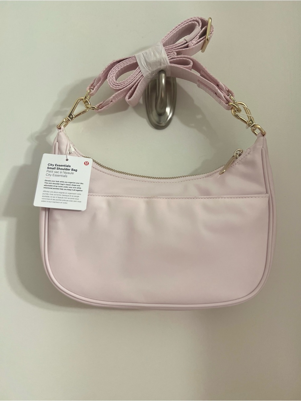 lululemon athletica Pale Pink Shoulder Bag with Gold Hardware - Picture 3 of 13